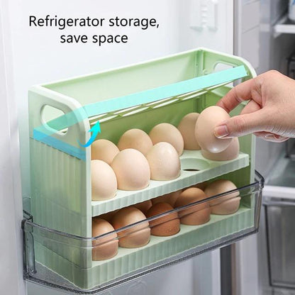 Estante organizador de huevos 3 pisos