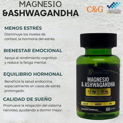MAGENSIO Y ASHWAGANDHA 60CAP