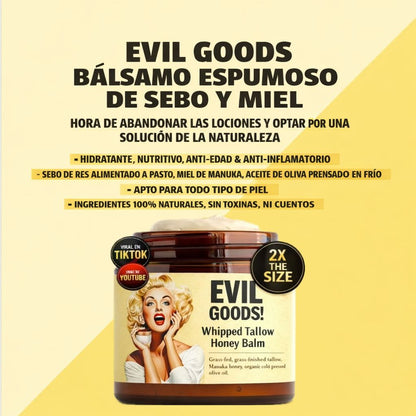 Bálsamo EVIL GOODS! - El Secreto Natural para Transformar tu Piel